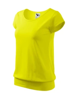 City tričko dámské citronová