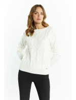 Dámský svetr SWE2640-000 ecru - Monnari Dámský svetr SWE2640-000 ecru - Monnari