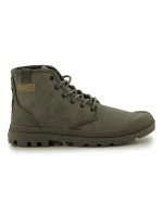 Boty Palladium PAMPA HI COATED U 74375-377-M Dusky Green