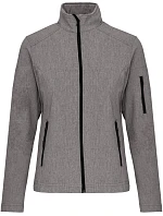 Kariban K 400 Dámská 3-vrstvá softshellová bunda 20.K400 marl grey Kariban K 400 Dámská 3-vrstvá softshellová bunda 20.K400 marl grey