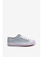 Dámské látkové klasické nízké tenisky máta Lennabella