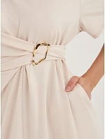 Šaty MI SK A5449.92 světle béžové