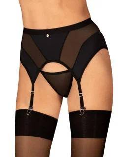 Elegantní podvazkový pás Chic Amoria garter belt - Obsessive