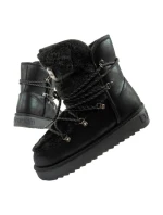 D.Franklin dámské sněhové boty zimní módní kožešina zateplené černé dámské