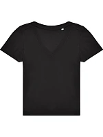 B&C #E150 V /women Dámské tričko s výstřihem do V 01.014T black