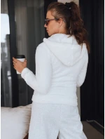 Dámská mikina s kapucí bílá FashionStreet BY1555