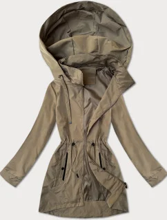 Béžová dámská nezateplená bunda pro přechodné období J Style (16M9251-84)