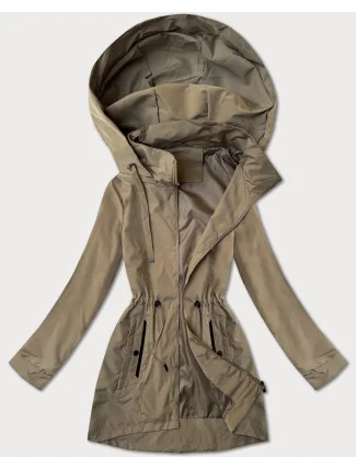 Béžová dámská nezateplená bunda pro přechodné období J Style (16M9251-84)