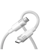 Kabel USB-C na USB-C Vention USB 3.2 5A 10Gbps 1m bílý