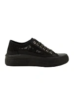 Lee Cooper dámské sportovní boty black platform lace-up dámské