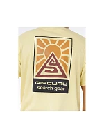 Pánské tričko RIP CURL Search Dawn Tee, žluté Pánské tričko RIP CURL Search Dawn Tee, žluté