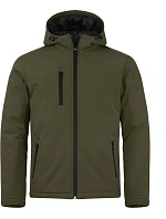 Clique Padded Hooded Softshell Men Pánská zateplená softshellová bunda s kapucí 67.0952 fog green Clique Padded Hooded Softshell Men Pánská zateplená softshellová bunda s kapucí 67.0952 fog green