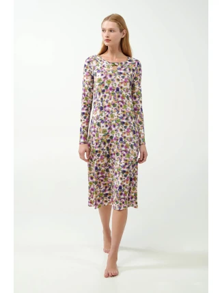 Vamp - Dlouhá květinová noční košile 21062 - Vamp Vamp - Dlouhá květinová noční košile 21062 - Vamp