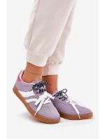 Nízké Dámské Tenisky S Dvojitým Šněrováním Fialové Ventus