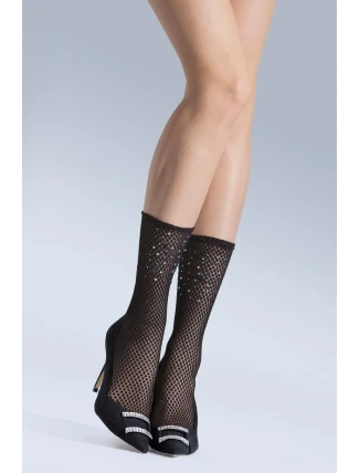 Dámské ponožky s kamínky GLAMOURE 05