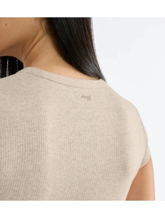 sloggi GO Ribbed T-Shirt - GRAY - SLOGGI GRAY - SLOGGI