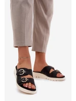 Dámské sandály na platformě a klíně černé Vimarils