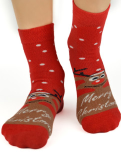 Bavlněné ponožky XMAS SB060 dětské