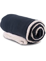 K-up KP 431 Fleecová deka Sherpa 20.0431 night navy K-up KP 431 Fleecová deka Sherpa 20.0431 night navy
