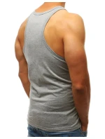 Pánské tílko bez potisku šedé FashionStreet RX3586