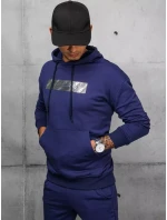 Pánské tmavě modré tepláky FashionStreet AX0695
