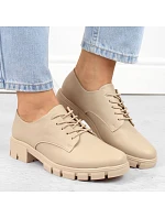 M.Daszynski W SAN33C béžové polobotky