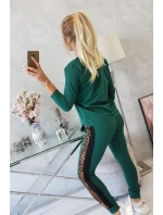 Sada s leopardím potiskem zelená Sada s leopardím potiskem zelená