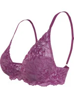 Dámské podprsenka LIGHTLY LINED PLUNGE 000QF6396EVID fialová - Calvin Klein Dámské podprsenka LIGHTLY LINED PLUNGE 000QF6396EVID fialová - Calvin Klein