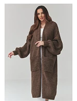 Svetr na zapínání  model 226873 Makadamia