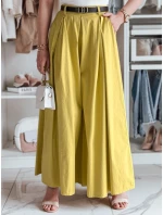 FLOWES hořčicová pruhovaná sukně-kalhoty FashionStreet UY2589 FLOWES hořčicová pruhovaná sukně-kalhoty FashionStreet UY2589