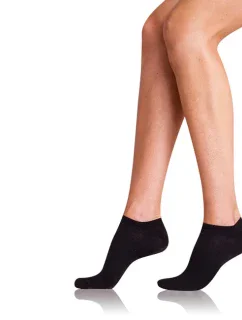 Dámské krátké ponožky 2 páry COTTON IN-SHOE SOCKS 2x - BELLINDA - černá