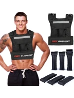 Zátěžová tréninková vesta 6 vložek (prázdná) Zátěžová tréninková vesta 6 vložek (prázdná)