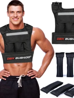 Zátěžová tréninková vesta 6 vložek (prázdná)