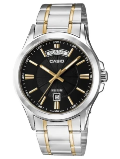 Pánské hodinky CASIO MTP-1381G-1AVDF + krabice