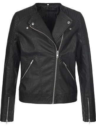 Stedman Biker Jacket Women Dámská motorkářská bunda 05.5350 black opal Stedman Biker Jacket Women Dámská motorkářská bunda 05.5350 black opal