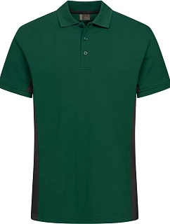 Promodoro 4590 Unisex kontrastní pracovní polo - EXCD 40.4590 forest/charcoal