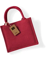 Westford Mill W 412 Jutová nákupní taška Mini 50.0412 red/red Westford Mill W 412 Jutová nákupní taška Mini 50.0412 red/red