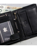 Pánské peněženky [DH] 0001 D BLACK