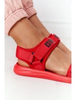 Women's Sport Sandals Big Star HH274A027 Red