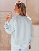 Dámská oversize mikina s výšivkou DOGSWEETY modrá FashionStreet BY1479 Dámská oversize mikina s výšivkou DOGSWEETY modrá FashionStreet BY1479