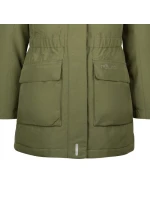 Dětská zimní bunda s kapucí Trollkids Dívčí nepromokavý kabát Alesund zelená (301-323)