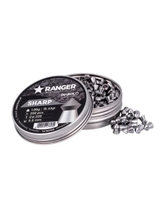 5,5 mm RANGER Diabolo Sharp Point 250 kuliček 1,00 g