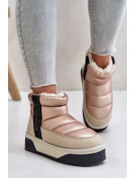 Nízké Sněhule Na Silné Podešvi D.Franklin Béžové DFSH371010 Nízké Sněhule Na Silné Podešvi D.Franklin Béžové DFSH371010