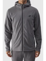 Pánský polar s kapucí Regular 4F Šedý 4FWMM00TFLEM290-25S