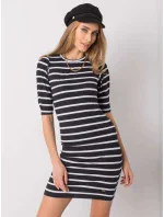 Šaty TW SK G 091.40 černobílých Šaty TW SK G 091.40 černobílých