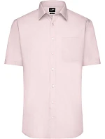 Daiber JN 680 Popelínová košile s krátkým rukávem 02.0680 light pink Daiber JN 680 Popelínová košile s krátkým rukávem 02.0680 light pink