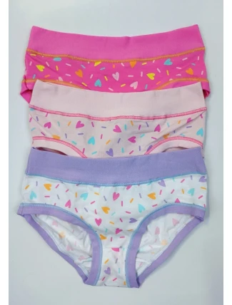 Dívčí kalhotky Cotonella AB298 1H100 3pack Dívčí kalhotky Cotonella AB298 1H100 3pack