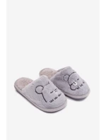 Dětské bačkory s kožíškem – modré Norene Dětské bačkory s kožíškem – modré Norene