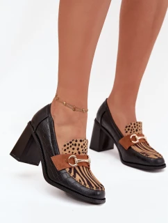 Polobotky na podpatku model 217843 Step in style