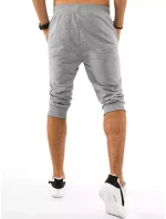 FashionStreet pánské světle šedé teplákové kraťasy SX1535 FashionStreet pánské světle šedé teplákové kraťasy SX1535